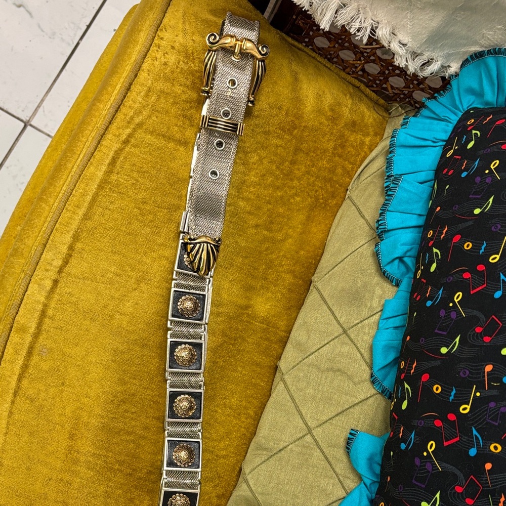 Elegant Silver and Gold Women's Belt